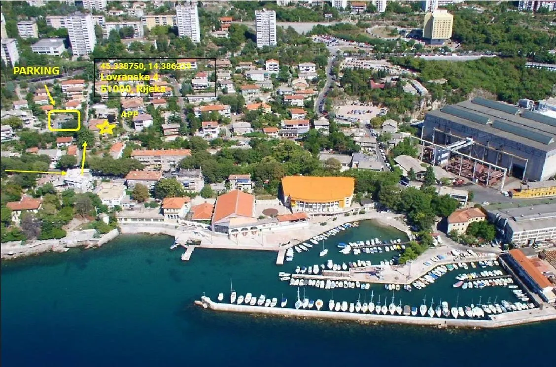 Lägenhet Sylvia Suite@Kantrida Rijeka
